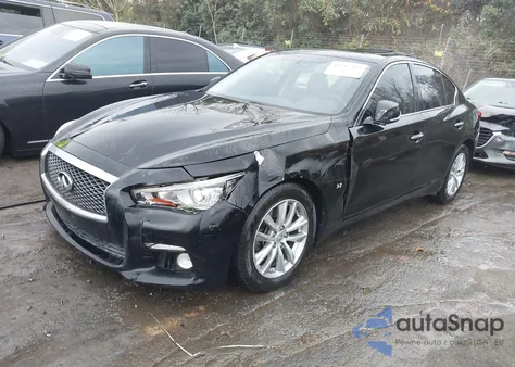 2014 Infiniti Q50 из США, поврежденный, VIN JN1BV7AR4EM705600